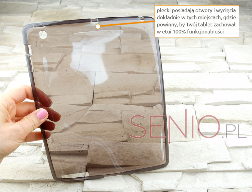 plecki przezroczyste na tablet